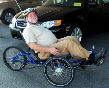 Kevin's recumbant bike