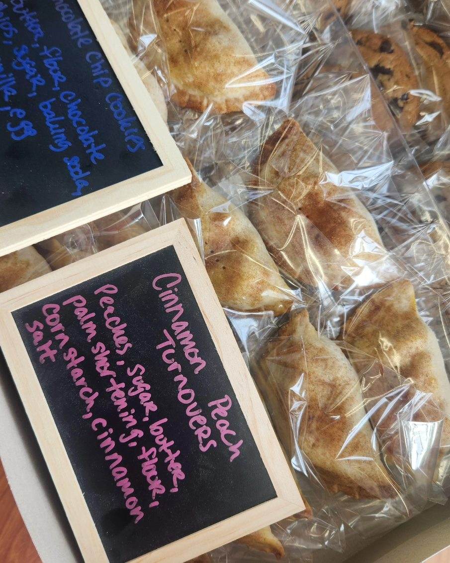 turnovers on a tray 