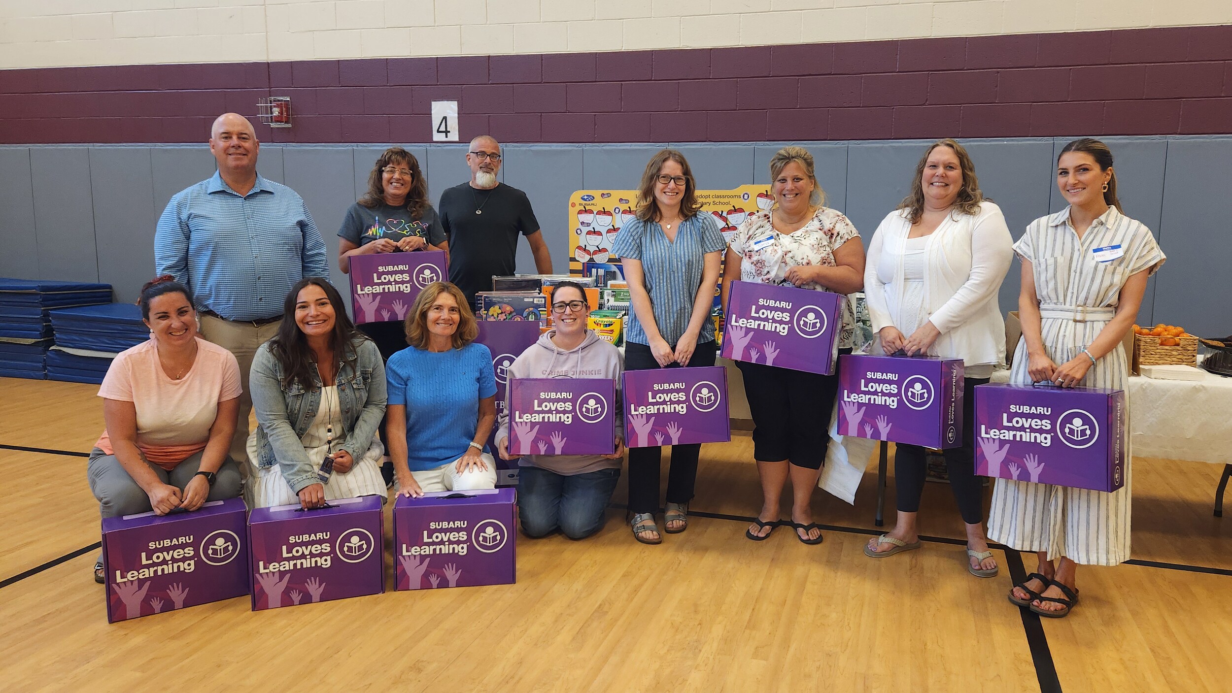 The 10 teachers of Park Avenue Elementary that one extra supplies and funds. 