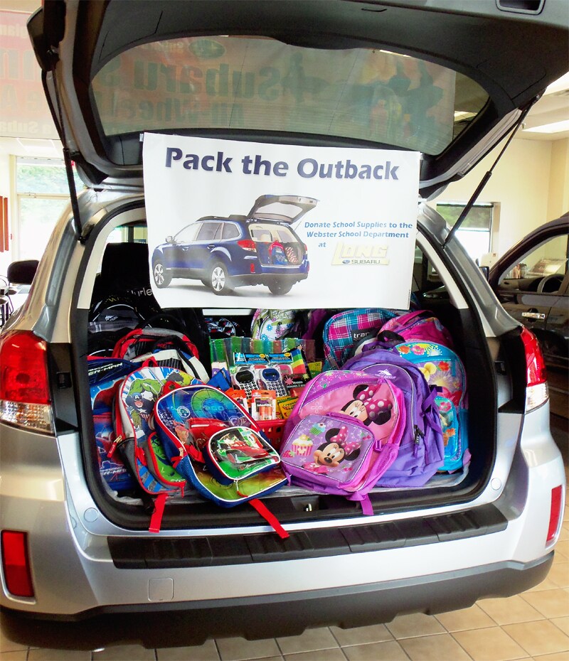 2012 Pack the Outback at Long Subaru