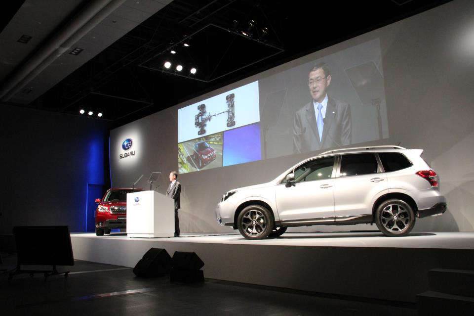 2014 Subaru Forester unveiled in Tokyo