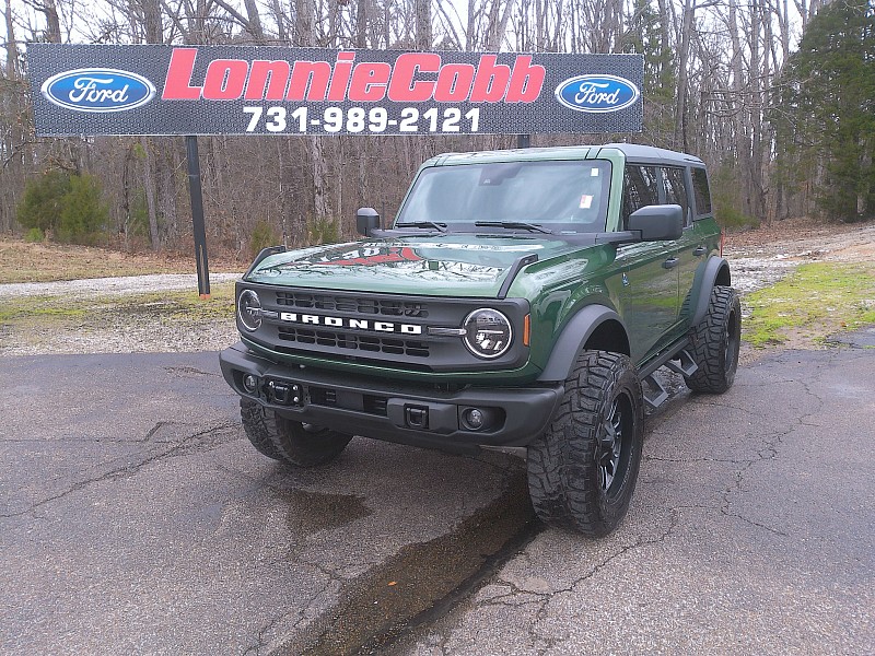 Used 2023 Ford Bronco 4-Door Black Diamond with VIN 1FMEE5DH6PLB59694 for sale in Henderson, TN