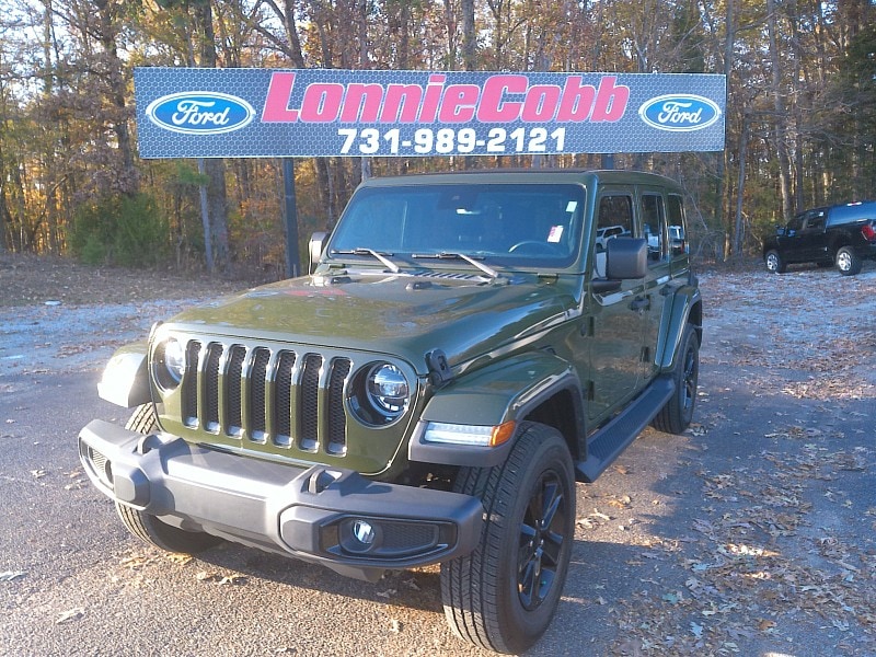 Used 2020 Jeep Wrangler Unlimited Sahara Altitude with VIN 1C4HJXEN6LW336489 for sale in Henderson, TN