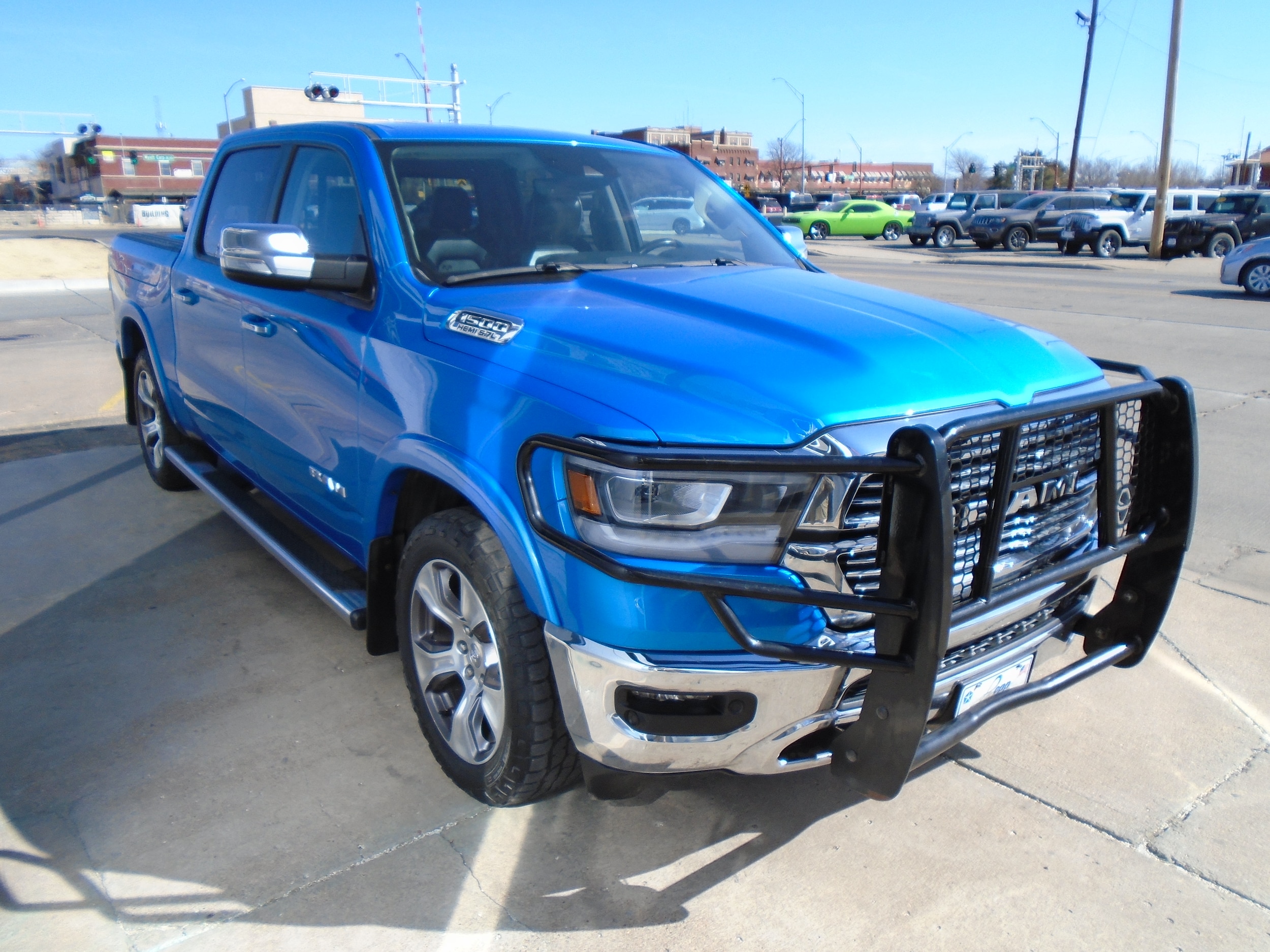 Used 2022 RAM Ram 1500 Pickup Laramie with VIN 1C6SRFJTXNN151326 for sale in Dodge City, KS