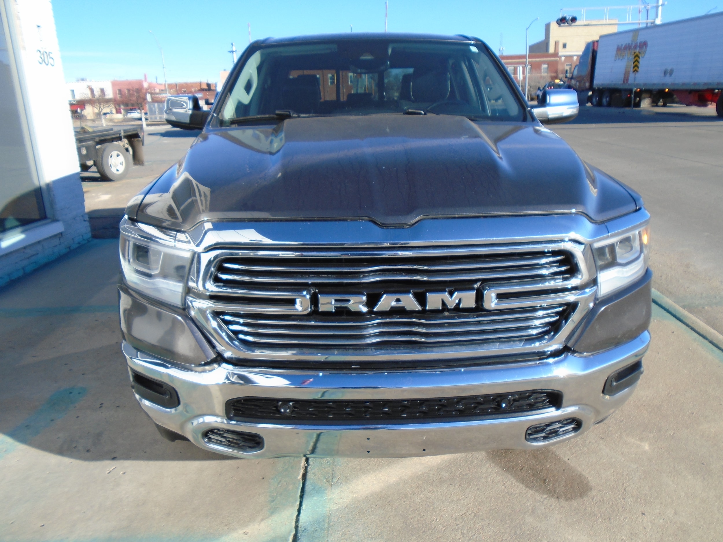 Used 2022 RAM Ram 1500 Pickup Laramie with VIN 1C6SRFJT1NN371017 for sale in Dodge City, KS