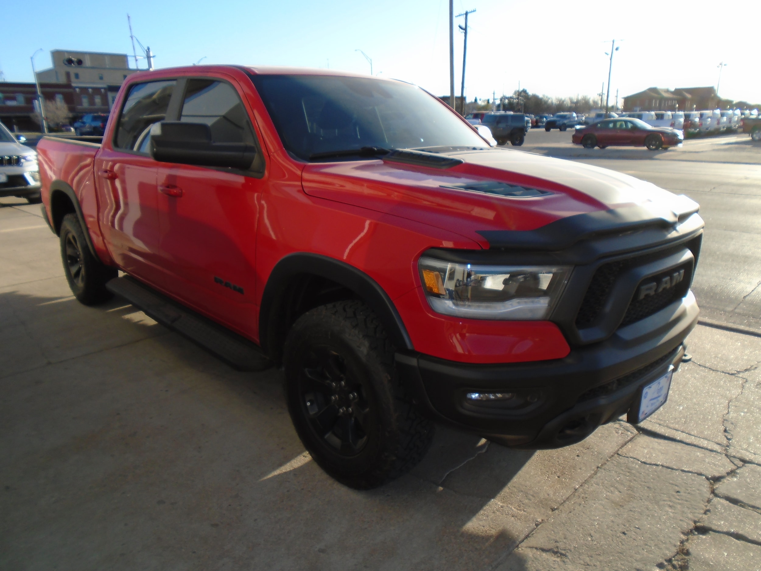 Used 2021 RAM Ram 1500 Pickup Rebel with VIN 1C6SRFLT6MN829713 for sale in Dodge City, KS