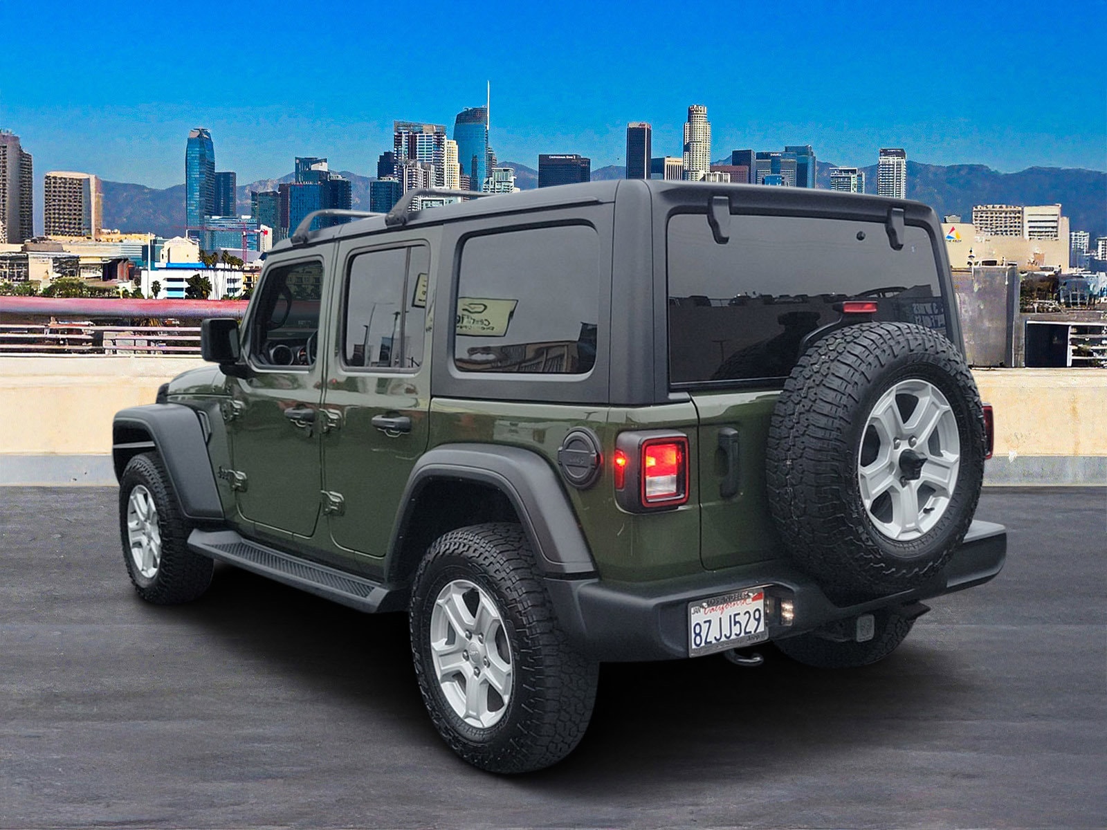 Used 2021 Jeep Wrangler Unlimited Sport S with VIN 1C4HJXDG5MW856137 for sale in Los Angeles, CA