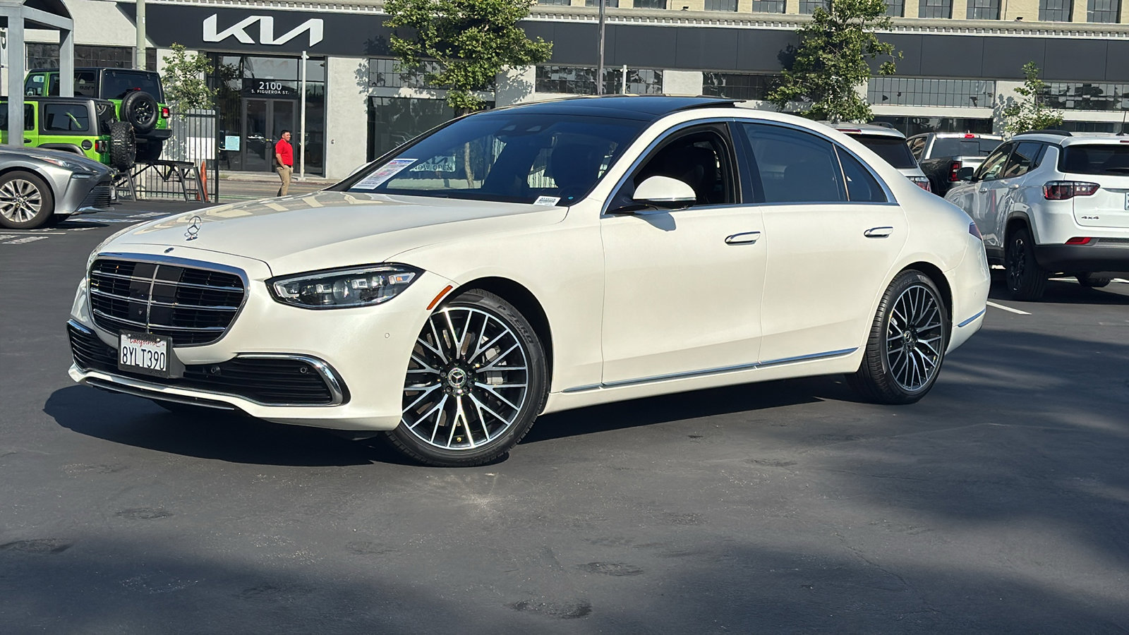 Used 2021 Mercedes-Benz S-Class S580 with VIN W1K6G7GB3MA033778 for sale in Los Angeles, CA