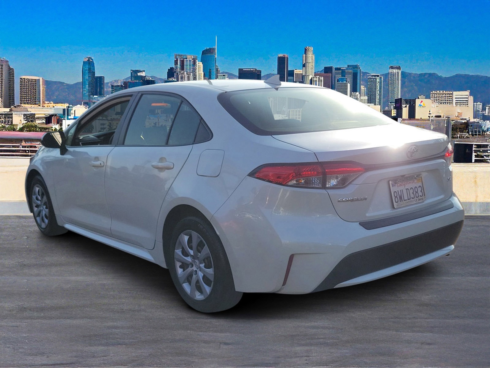 Used 2021 Toyota Corolla LE with VIN JTDEPMAE6MJ178806 for sale in Los Angeles, CA