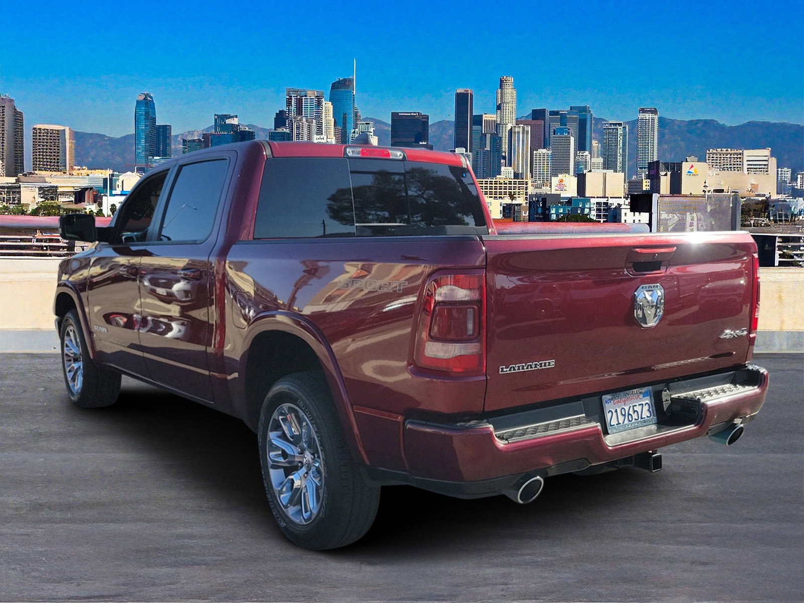 Used 2022 RAM Ram 1500 Pickup Laramie with VIN 1C6SRFJT6NN418901 for sale in Los Angeles, CA