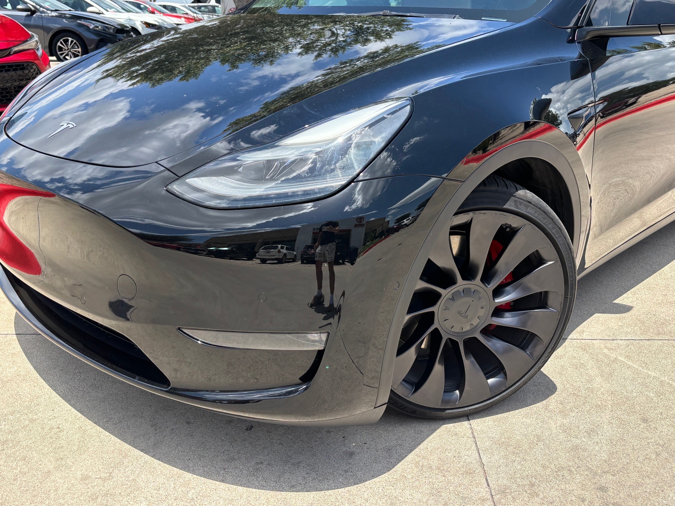 Used 2022 Tesla Model Y Performance with VIN 7SAYGDEF1NF396244 for sale in Bastrop, TX