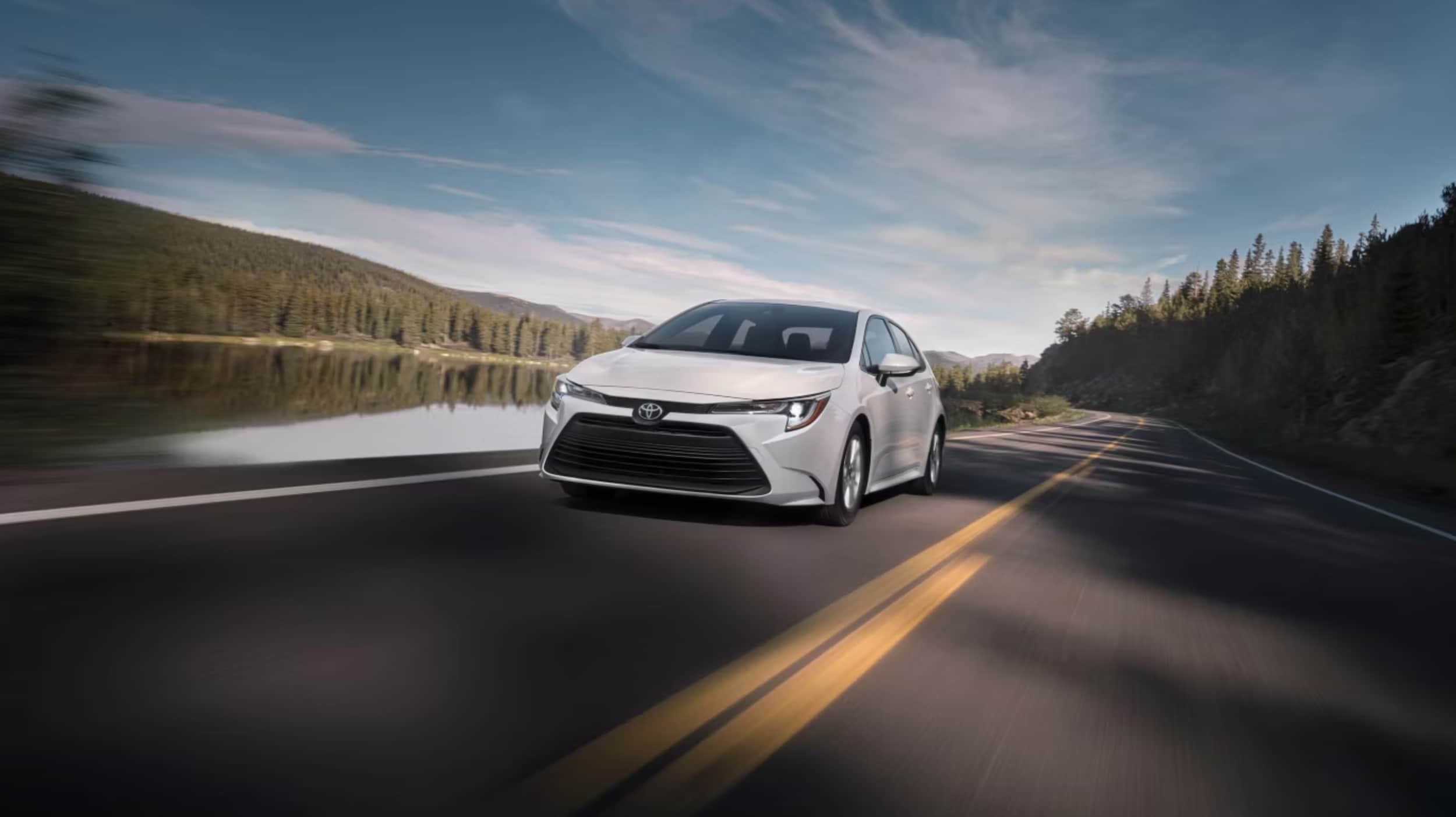 2026 Toyota Corolla LE shown in Wind Chill Pearl for sale in Bastrop, TX