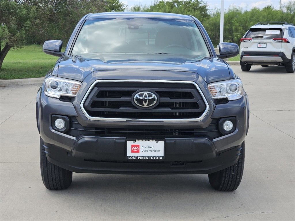 Certified 2022 Toyota Tacoma SR5 with VIN 3TMBZ5DNXNM033416 for sale in Bastrop, TX