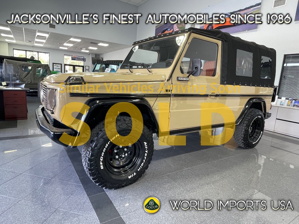 Certified 1996 Mercedes-Benz G-Class G230 Open TOP LWB - (Collector Series) Convertible