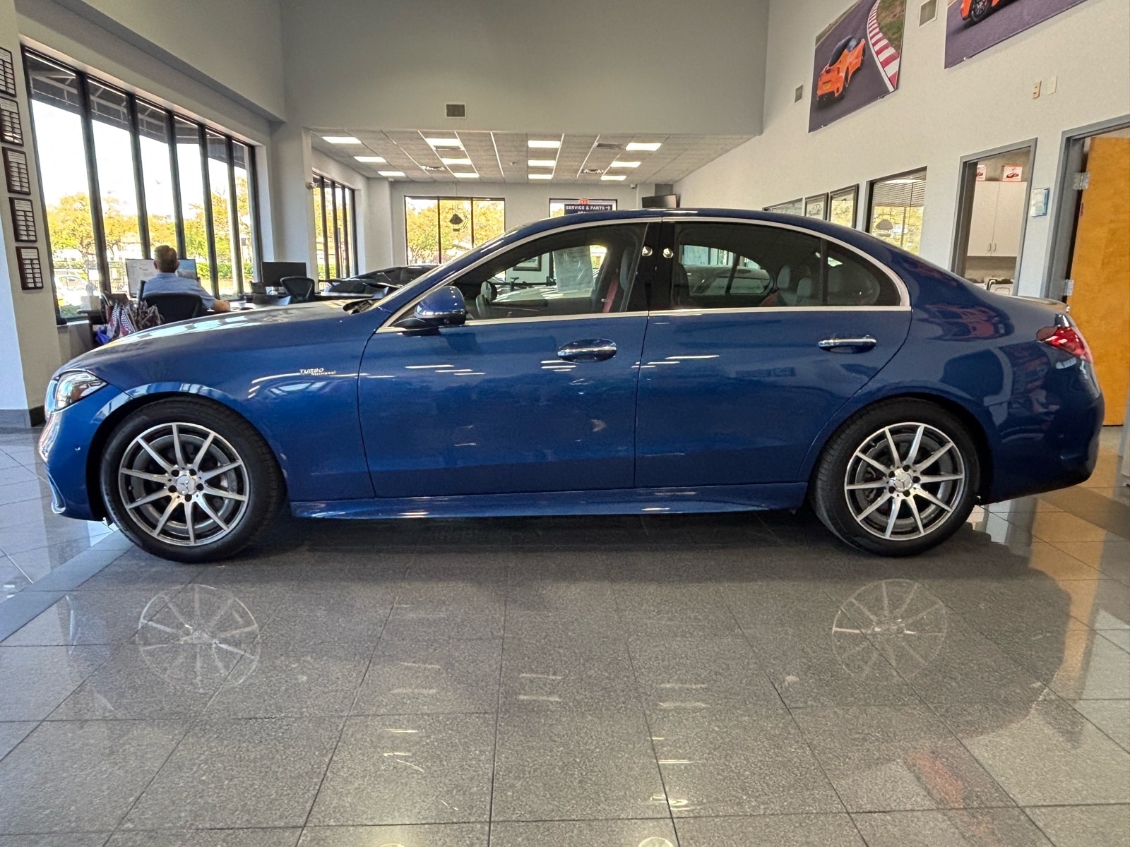 Certified 2023 Mercedes-Benz C-Class Sedan AMG C43 with VIN W1KAF8HB9PR124657 for sale in Jacksonville, FL