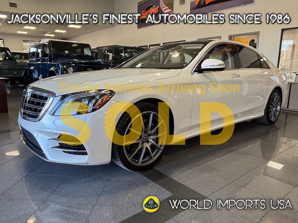 Certified 2019 Mercedes-Benz S 560 Sport Sedan - NEW $122,865.00