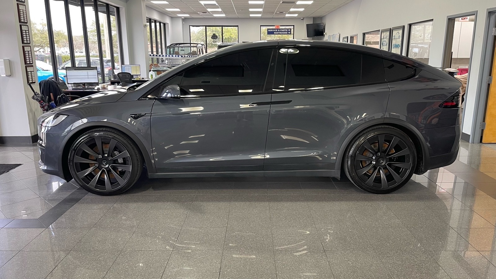 Certified 2022 Tesla Model X Long Range with VIN 7SAXCAE59NF361660 for sale in Jacksonville, FL