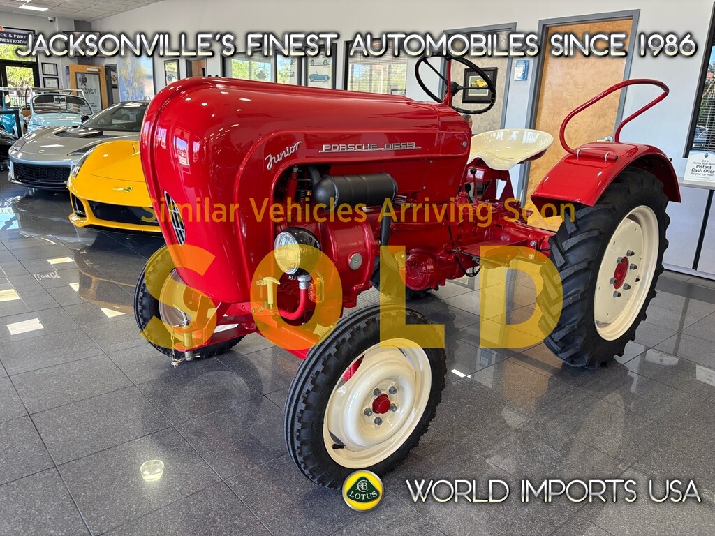 Certified 1959 Porsche Tractor Junior 108 Tractor - (Collector Series)