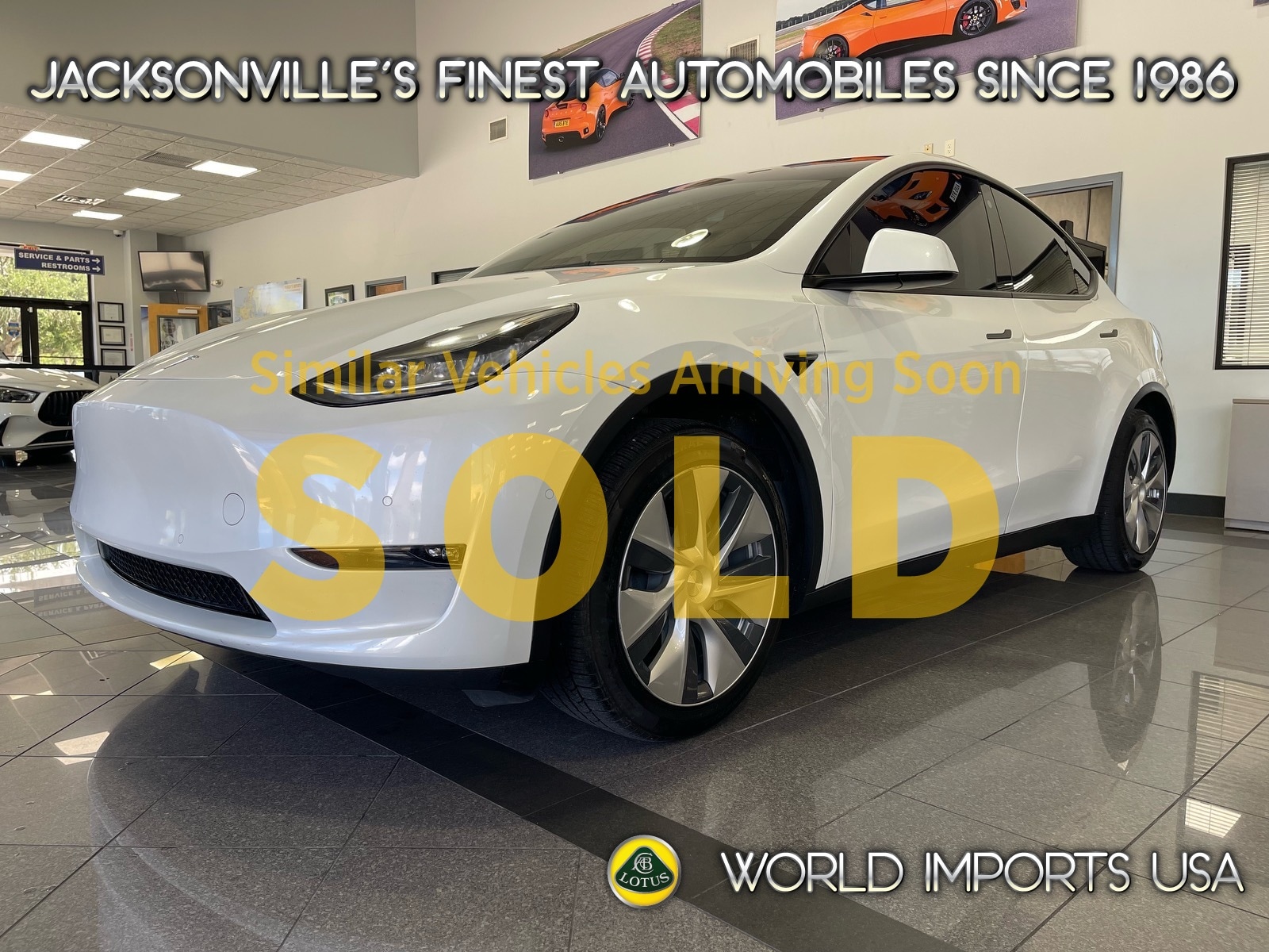 Certified 2021 Tesla Model Y Long Range with VIN 5YJYGDEE8MF140315 for sale in Jacksonville, FL