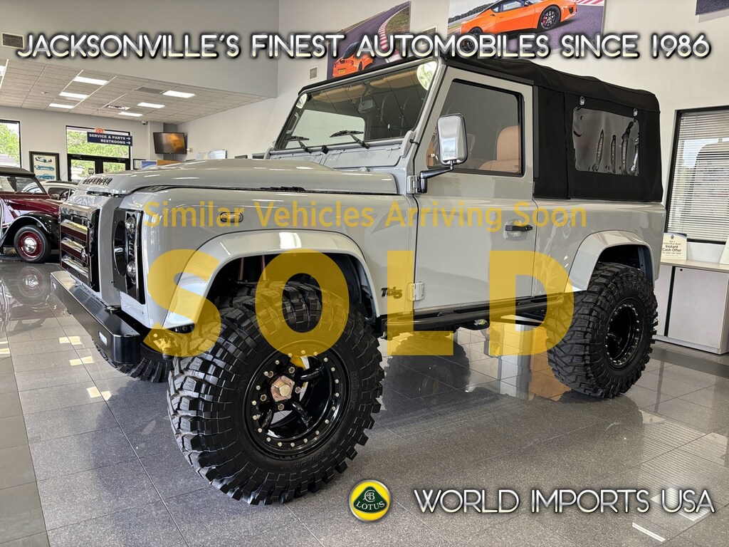 Certified 1999 Land Rover Defender 90 Soft TOP TD5 - (Frame-OFF Restoration)