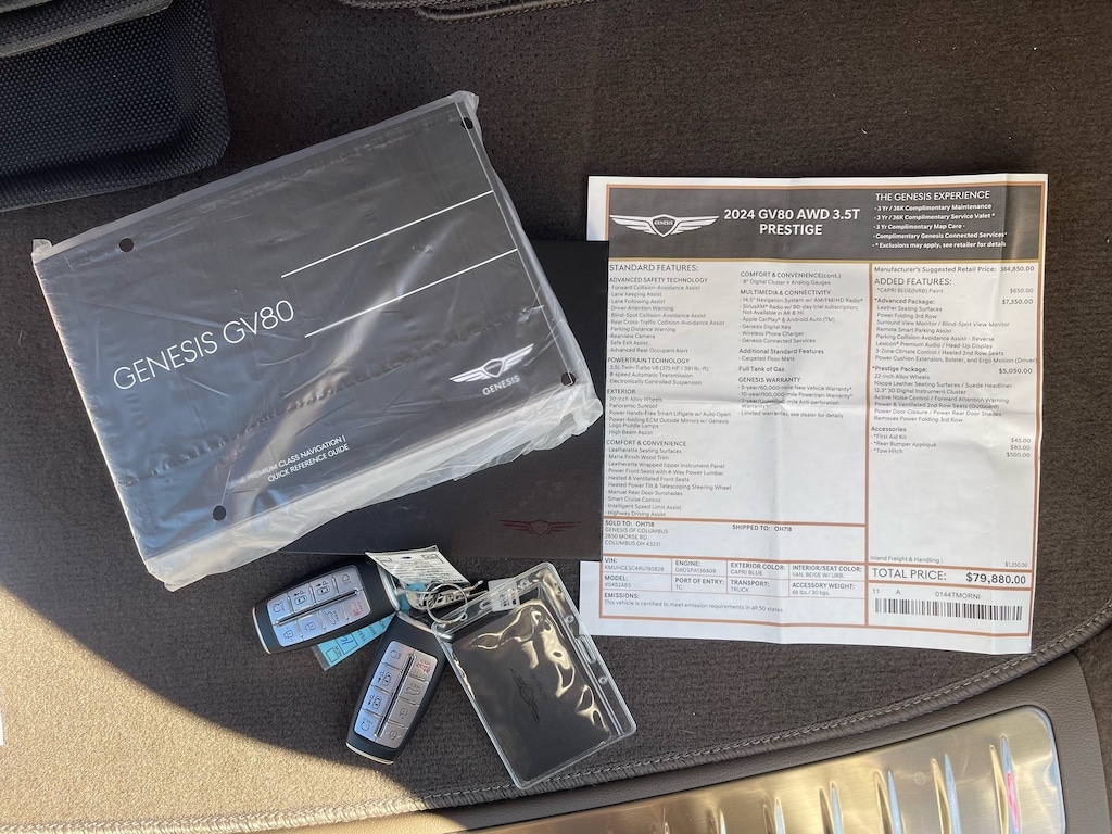 Certified 2024 Genesis GV80 SUV