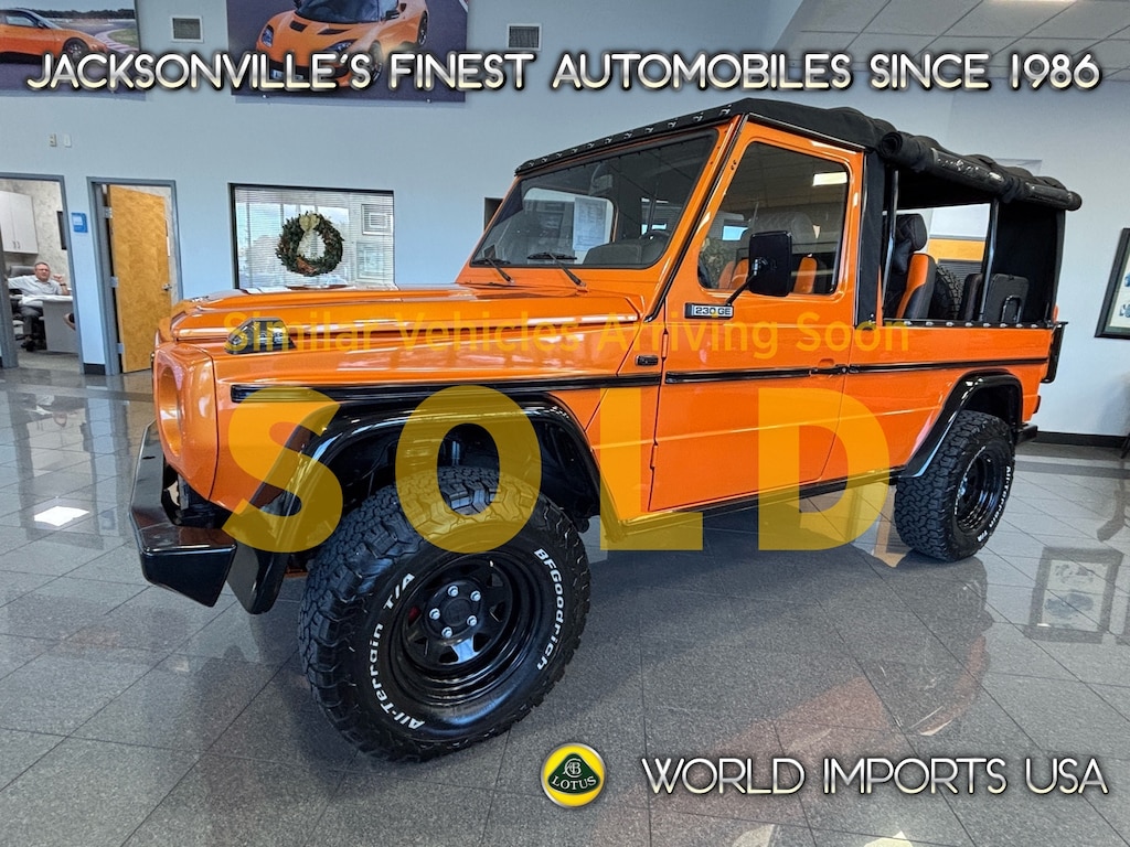 Certified 1993 Mercedes-Benz G-Class G230 Open TOP LWB - (Collector Series)