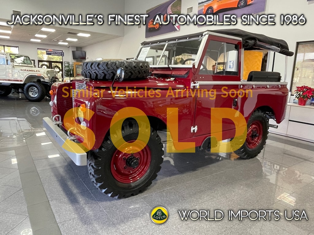 Certified 1970 Land Rover Series 2 Soft TOP - (Frame-OFF Restoration) Convertible
