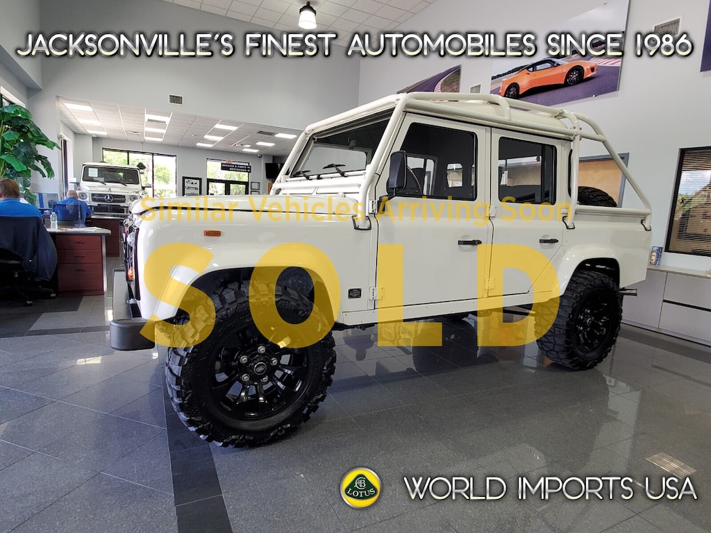 Certified 1988 Land Rover Defender 110 Crew CAB V8 - (Collector Series)