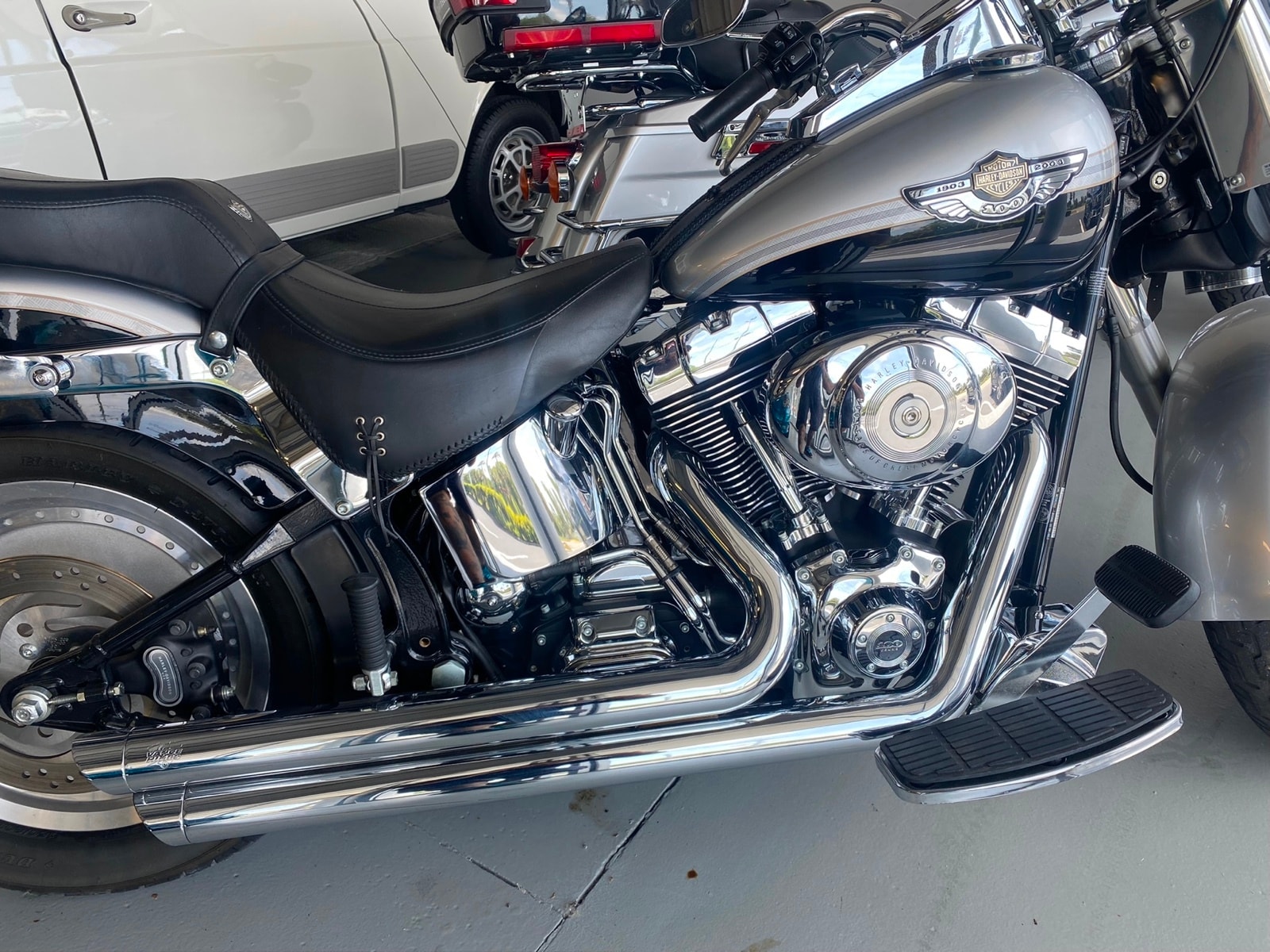 Used 2003 Harley Davidson Flfbs FAT BOY Anniversary Edition