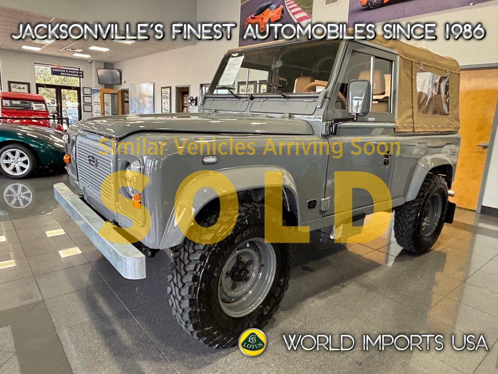 1990年のウエスティランド 旅行日記 Used 1996 Land Rover Defender 90 Soft TOP 300 TDI - (Frame-OFF