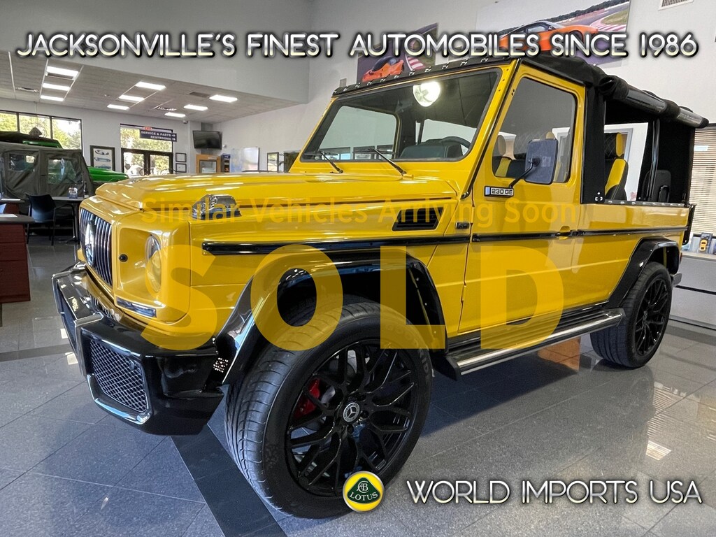 Certified 1995 Mercedes-Benz G-Class G230 Open TOP LWB - (Frame-ON Restoration) Convertible