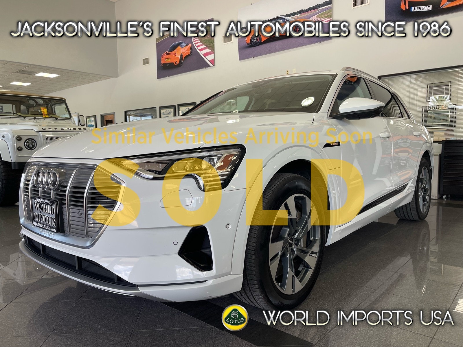 Certified 2023 Audi e-tron Premium Plus with VIN WA1LAAGE4PB003834 for sale in Jacksonville, FL