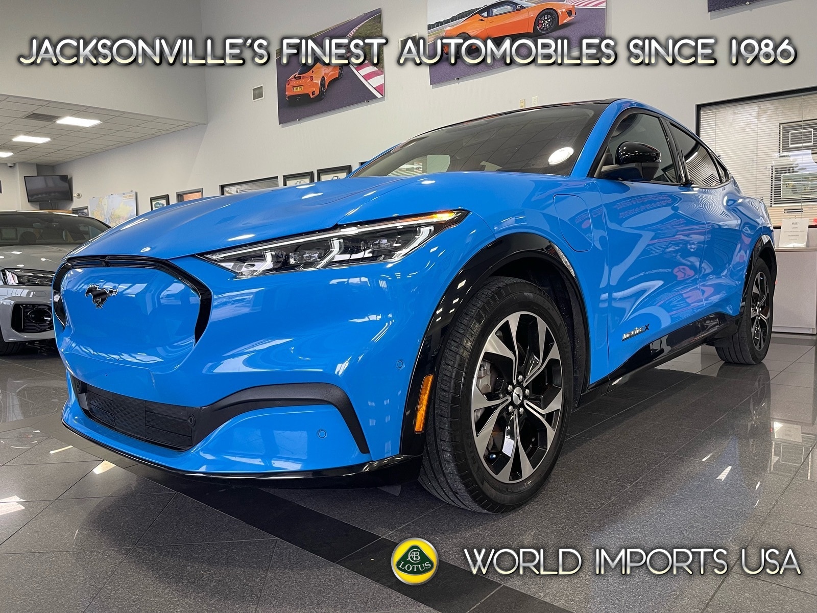 Certified 2023 Ford Mustang Mach-E Premium RWD with VIN 3FMTK3R76PMA27280 for sale in Jacksonville, FL