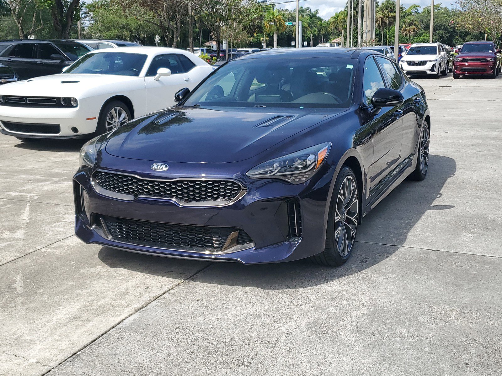 Used 2020 Kia Stinger GT with VIN KNAE35LC7L6085031 for sale in Coconut Creek, FL