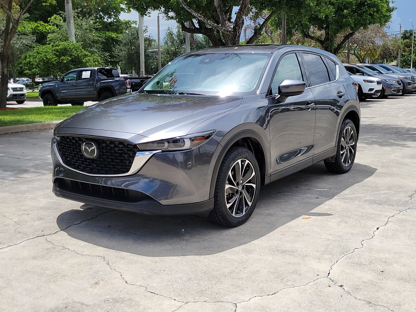 Used 2023 Mazda CX-5 S Premium Plus package with VIN JM3KFBEM9P0114014 for sale in Coconut Creek, FL