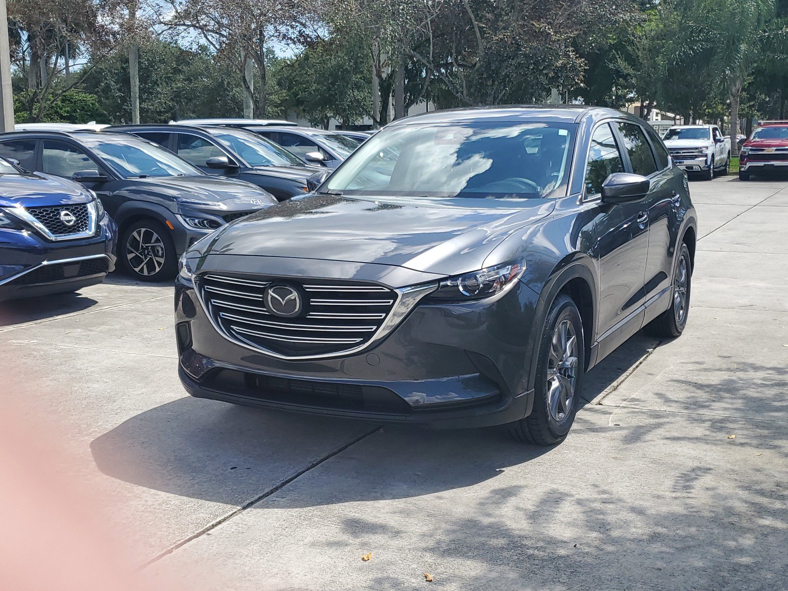 Used 2021 Mazda CX-9 Sport with VIN JM3TCBBY7M0517280 for sale in Coconut Creek, FL