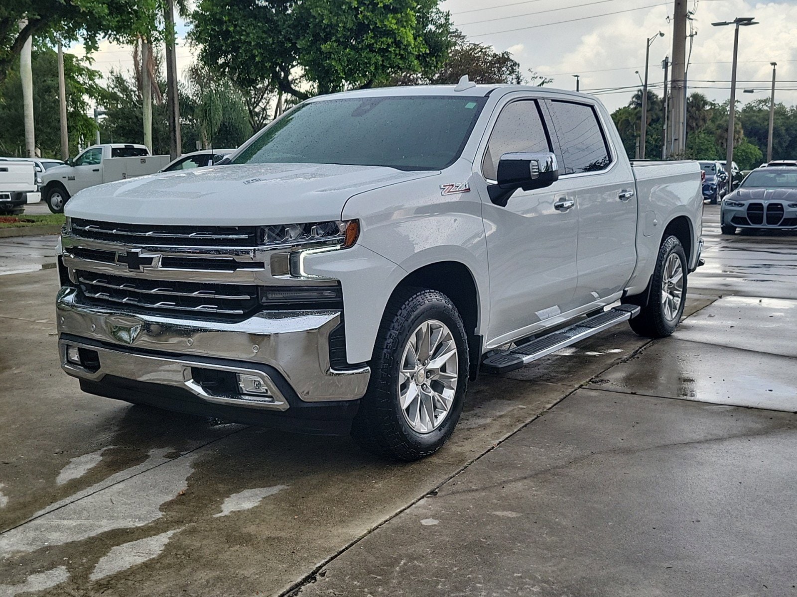 Used 2021 Chevrolet Silverado 1500 LTZ with VIN 1GCUYGEL2MZ307645 for sale in Coconut Creek, FL