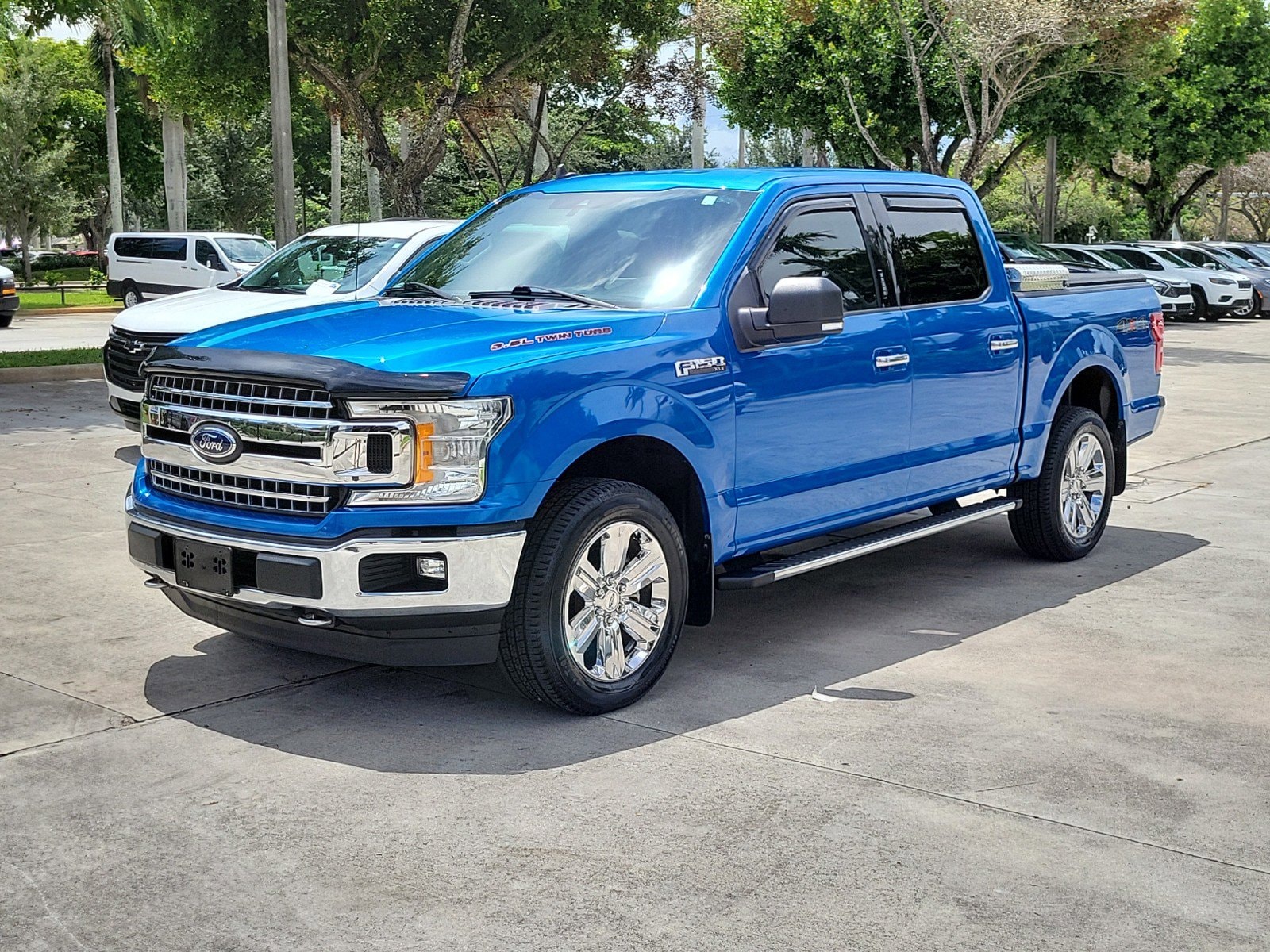 Used 2020 Ford F-150 XLT with VIN 1FTEW1E43LKF24631 for sale in Coconut Creek, FL