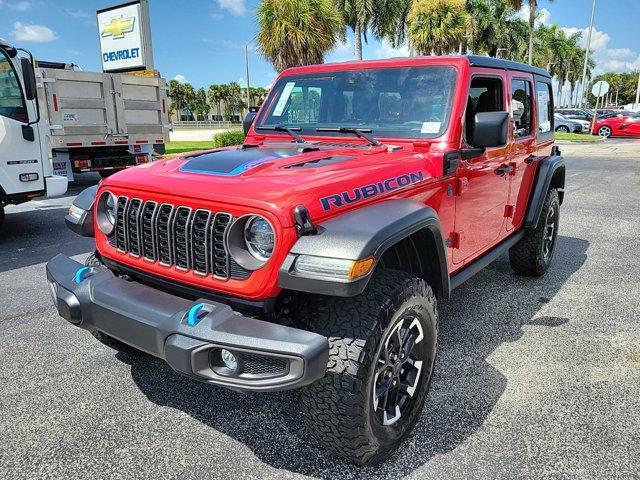 Used 2024 Jeep Wrangler 4xe Rubicon 4XE with VIN 1C4RJXR64RW174605 for sale in Pompano Beach, FL