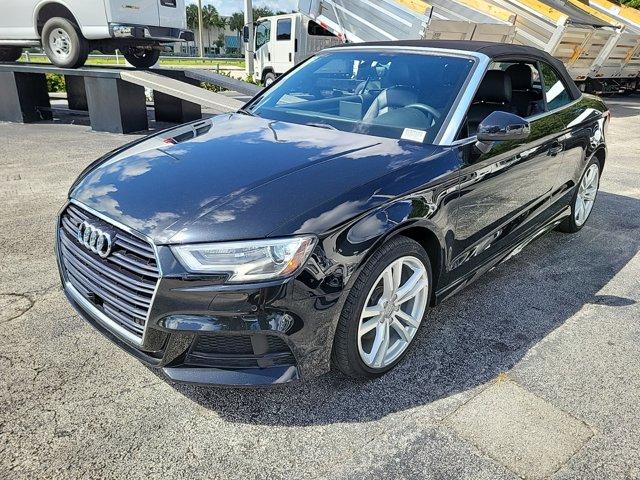 Used 2018 Audi A3 Cabriolet Premium Plus with VIN WAUY8LFF9J1036397 for sale in Pompano Beach, FL