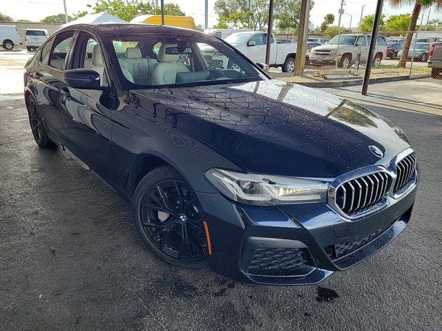 Used 2021 BMW 5 Series 530i with VIN WBA53BH02MCG53298 for sale in Pompano Beach, FL