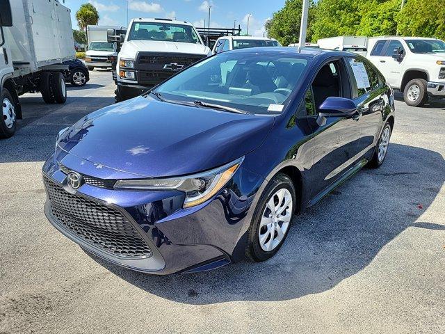 Used 2022 Toyota Corolla LE with VIN 5YFEPMAE0NP389335 for sale in Pompano Beach, FL