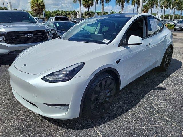 Used 2022 Tesla Model Y Performance with VIN 7SAYGDEF0NF393500 for sale in Pompano Beach, FL