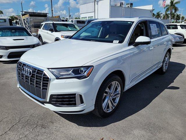 Used 2021 Audi Q7 Premium Plus with VIN WA1LXAF73MD014034 for sale in Pompano Beach, FL