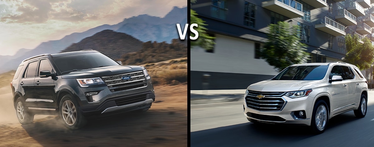 Explorer vs Traverse | Louisburg Ford