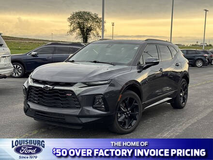 Featured used 2021 Chevrolet Blazer RS AWD SUV for Sale in Louisburg, KS