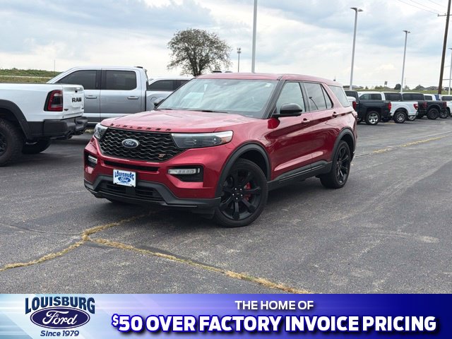 Used 2022 Ford Explorer ST with VIN 1FM5K8GC9NGA34513 for sale in Kansas City