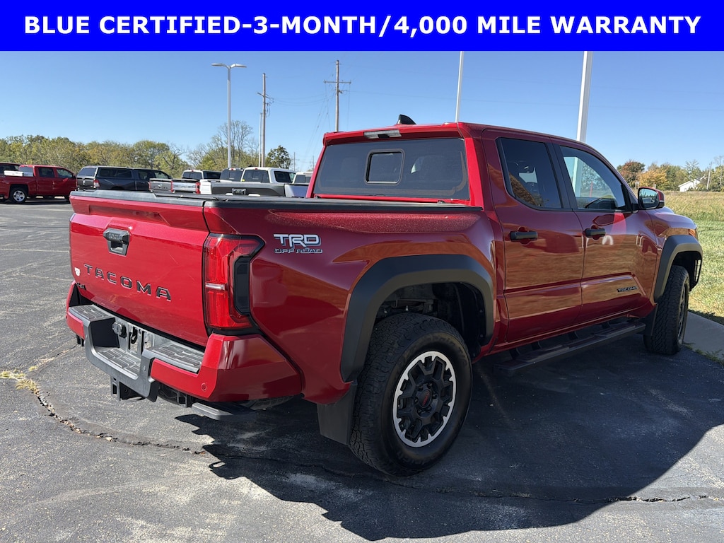 Certified 2024 Toyota Tacoma Crew Cab TRD Off-Road 4X4 CREW CAB PICKUP