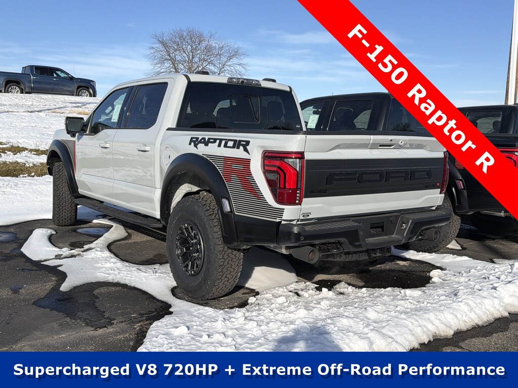 New 2026 Ford F-150 Supercrew Raptor R 4x4 Truck