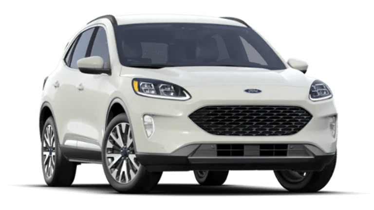 2022 Ford Escape Titanium Hybrid Exterior -Star White Metallic